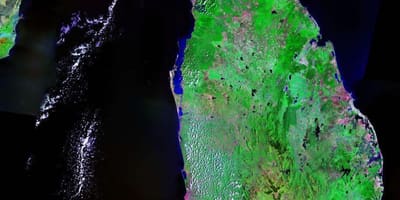 Газрын зураг, Шри Ланка амьдарч байна